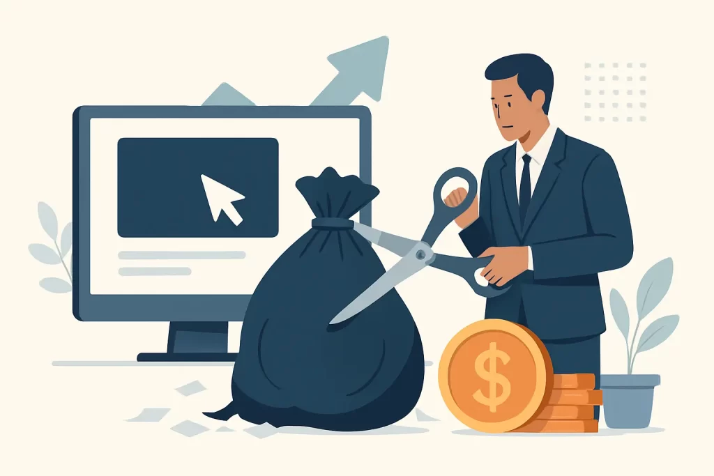 Como cortar desperdício e lucrar com anúncios