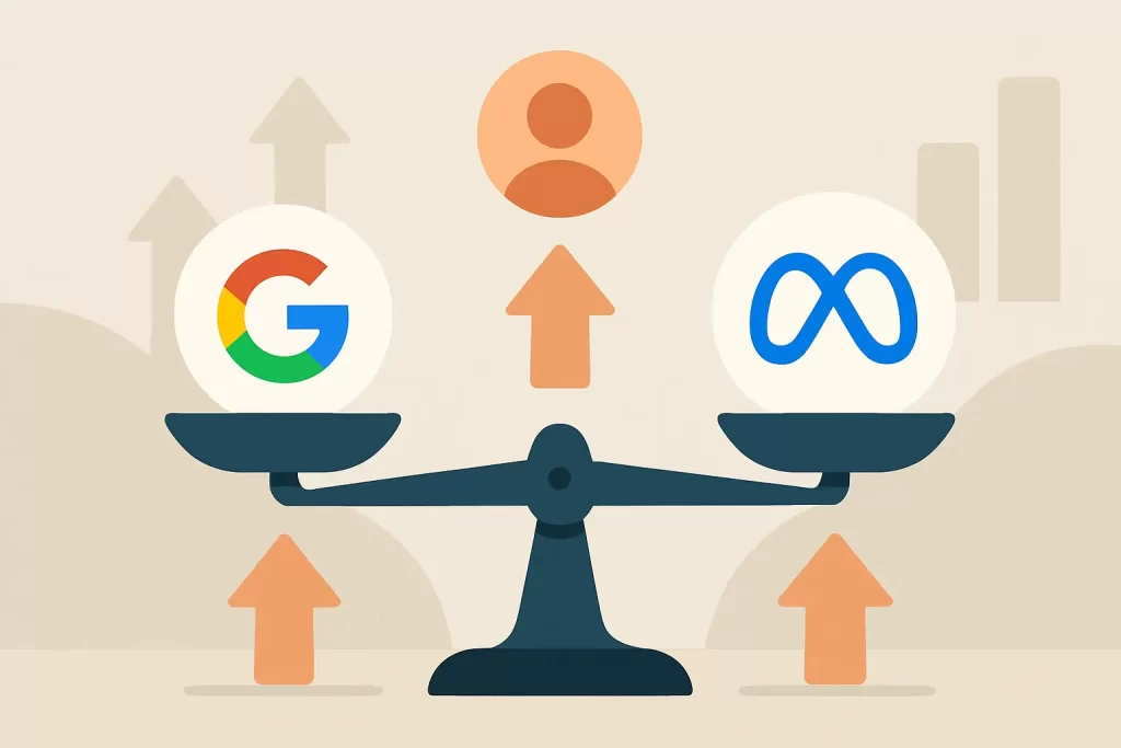 Google Ads ou Meta Ads para leads: quem vence?